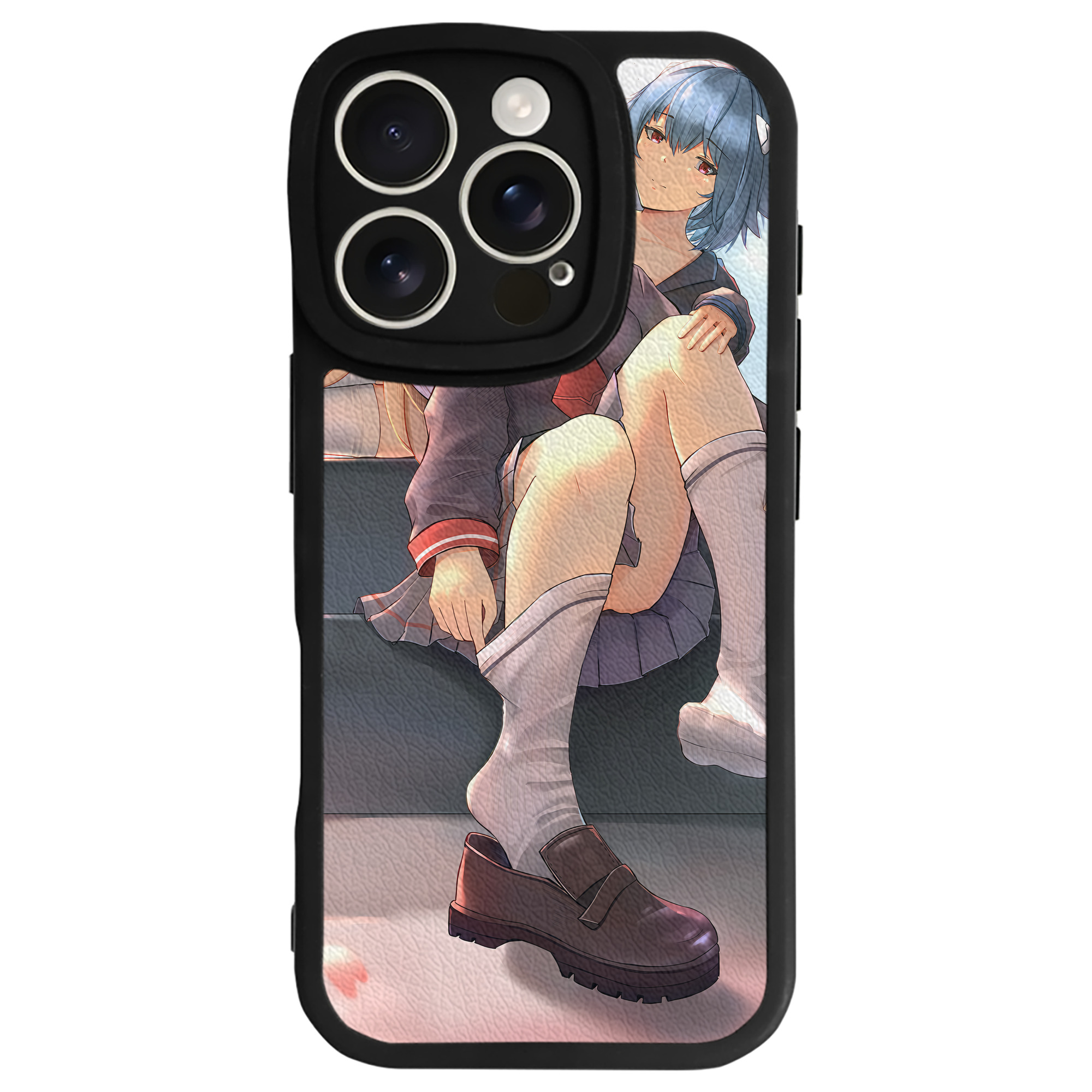 （画像用） EVA 新世紀エヴァンゲリオン 【iPhone 16シリーズ対応】シリコンスマホケース（レザー調） 材質：シリコン